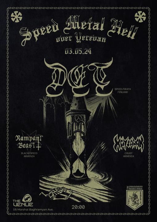 Speed metal Hell over Yerevan