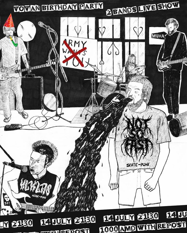 We will celebrate Vovan’s Birthday with his bands @kilikillers and @not_so_fast_band