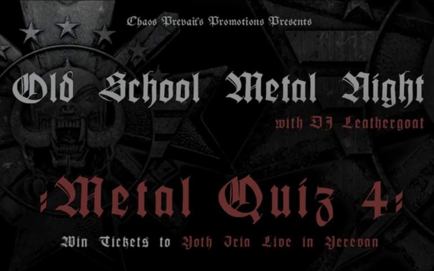 Old School Metal Night | Metal Quiz 4