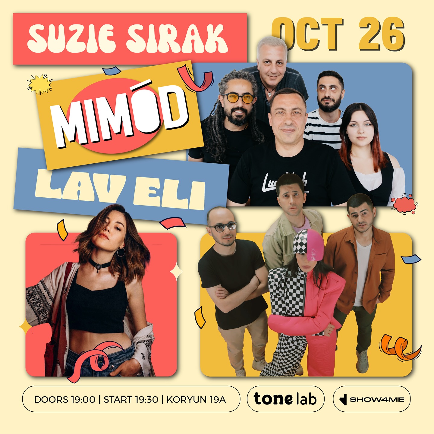 Suzie Sirak, MIMOD, LAV ELI