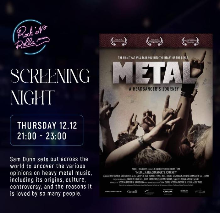 Metal: A Headbanger's Journey screening