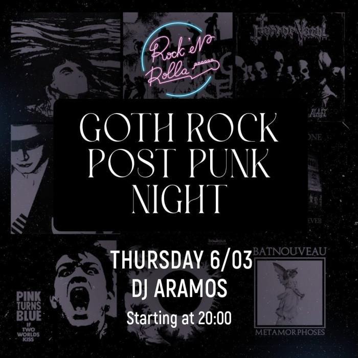 Special Goth Rock / Post punk set from Dj Aramos