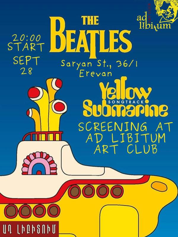 🌊✨ Yellow Submarine Night at Ad Libitum ✨🌊